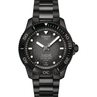 Tissot Seastar 1000 Schwarz Damen Armbanduhr T1208073305100