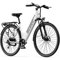 Onesport E-Bike Cityrad 28Zoll City-E-Bikes Elektrofahrrad für herren u.damen 468Wh E-Fahrrad, Kettenschaltung, Heckmotor, 468 Wh, Pedelec mit Scheibenbremsen, hydraulischer Federgabel & 28" Reifen