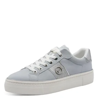 Tamaris - Da.-Schnürer light blue suede - Gr. - 38
