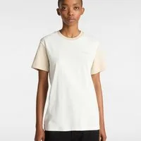Vans T-Shirt COLORBLOCK BFF TEE mit Farbblock-Design an Ärmeln und Ausschnitt, aus Baumwolle