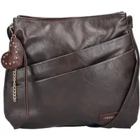 Rieker Umhängetasche, Schultertasche, Damen Handtasche mit zwei Hauptfächern