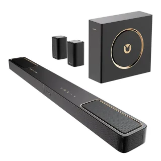 [EU Direct] Ultimea Skywave F40 5.1.2CH Dolby Atmos Soundbar bluetooth 5.4 Soundbar with 8 High-performance Drivers Bass
