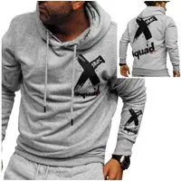 RMK Hoodie Herren Pullover mit Kapuze Pulli Kapuzenpullover Langarm X mit Baumwolle