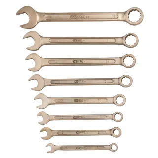 KS Tools BRONZEplus Ringmaulschlüssel-Satz, abgewinkelt 11-tlg 8-22mm - 963.7304