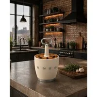 Smeg Besteckhalter SMEG Besteckhalter im Retro-Design ohne Besteck in Creme