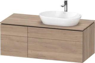 Duravit L-Cube Konsolen-Waschtischunterbau wandhängend 1220x550x482 Az 2 Ei mr Mt LC4874055550000