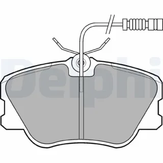 Delphi Bremsbel?ge vorne Mercedes 124 190 E-Klasse S-Klasse LP608