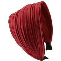 axy Haarreif Breiter Haarreif mit leichtem Flanell Wunderschön, Damen Breiter Haarreif (Leder Optik) Haarband Haarreifen
