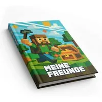 itenga Freundebuch itenga Freundebuch DIN A5 88 Seiten Motiv Blockgame PIXEL
