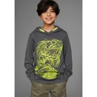 KIDSWORLD Kapuzensweatshirt GECKO - Print, cooles Tiermotiv