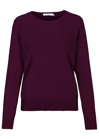 IN LINEA - NOS Rdh.-Pullover 460 cassis - Gr. - 40