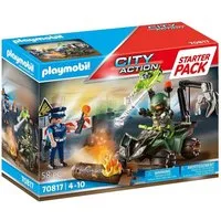 Playmobil® Spielwelt PLAYMOBIL® 70817 - City Action - Starter Pack - Polizei: Gefahrentrai