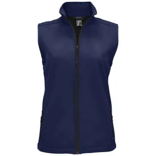 SOLS Womens/Ladies Race Softshell Gilet (French Navy)