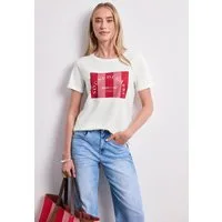 STREET ONE Kurzarmshirt Sommershirt mit Print