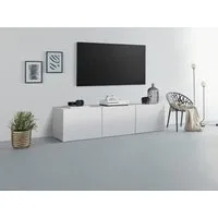 borchardt Möbel Lowboard Sophia, TV-Schrank mit 3 Türen, hängend oder stehend, Modernes TV-Board, Breite 139 cm, 3-türig