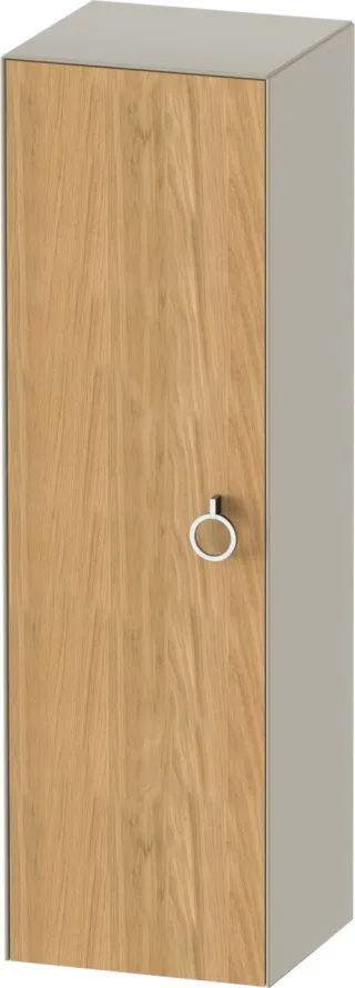 Duravit White Tulip Halbhochschrank Natur Eiche & Taupe Matt & Seidenmatt 400x360x1320 mm - WT1333LH WT1333LH560