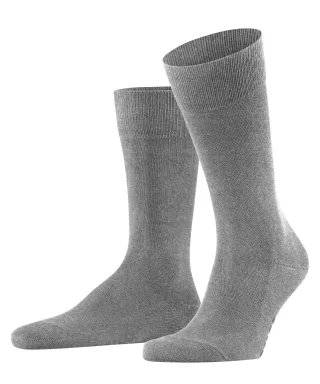 FALKE - FALKE Family Herren light greymel. - Gr. - 40.5