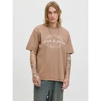 Jack & Jones Rundhalsshirt JJEDOVER PRINT TEE SS CREW NECK