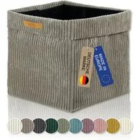 Lycce Regalkorb Kallax Boxen Cord 1 Stk. taupe, Aufbewahrungsbox faltbar 33x33x31cm (1 St)