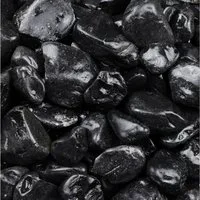 GarPet Dekokies Kieselsteine Garten 25Kg Zierkies Aquarium Kies Nero Ebano Marmorkies