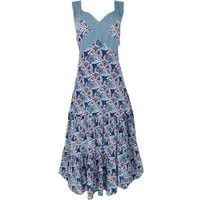 Guru-Shop Midikleid Boho Sommerkleid, Maxikleid, langes Strandkleid.. alternative Bekleidung