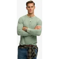 Superdry Langarmshirt LW TEXTURED GRANDAD TOP