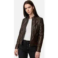 Tazzio Lederjacke F520 moderne & zeitlose Damen Jacke im Biker Look
