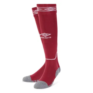 Umbro - "Diamond" Fußballsocken (Weinrot/Weiß)