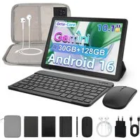 BUFO 10.1 Zoll Android, 4GB/6GB+128GB, 1280x800 HD, incl. Hülle Set Tablet (10", 128 GB, Android 16)