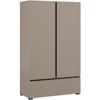 OTTO home Wäscheschrank Cross, moderner griffloser Kleiderschrank Mehrzweckschrank, Drehtürenschrank mit 1 Schublade, 3 Farben verfügbar