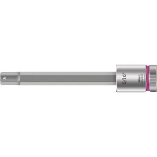 Wera 8740 B HF Zyklop Bitnuss + 3/8"-Antrieb + Haltefunktion für Innensechskantschrauben, zöllig Pink - 05003092001