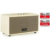 Bennett & Ross BB-860 Blackmore Stereoanlage (60 W, Retro Bluetooth Lautsprecher in Lederoptik)