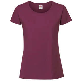 Fruit Of The Loom Damen Premium T-Shirt (Stierblut)