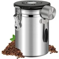 TUWENA Aufbewahrungsbox Kaffeebohne Versiegeltes Glas, 1800ML Kaffeebohnen behälter