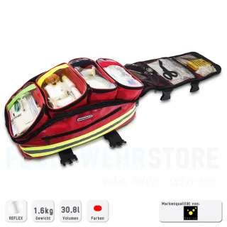 ELITE BAGS BAGSTER Notfallrucksack/ - Tasche Plane Rot