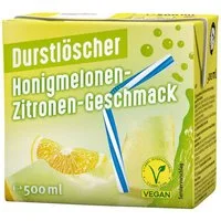 DURSTLOESCHER Softgetränk, Durstlöscher Honigmelonen und Zitronen Geschmack Packung 500ml