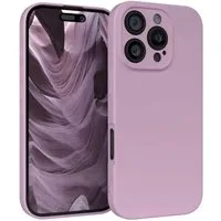 EAZY CASE Handyhülle für Apple iPhone 16 Pro Hülle Silikon 6,3 Zoll, Hülle mit Kameraschutz Handycase Soft Smart Slimcover Lila / Flieder