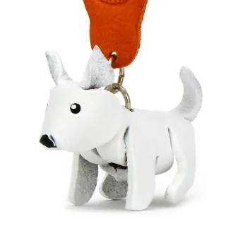 West Highland Terrier Schl?sselanh?nger aus Leder