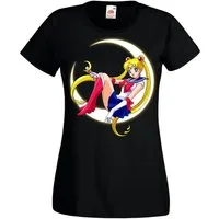 Youth Designz Print-Shirt Sailor Moon Damen T-Shirt Fun-Print Frauen Anime Manga mit modischem Aufdruck