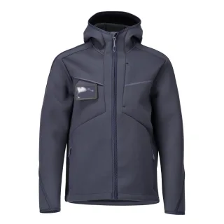 MASCOT Herren Softshell Jacke mit Kapuze CUSTOMIZED Schwarzblau 4XL - 22086-662-010-4XL