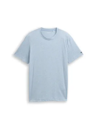 Tom Tailor - T-Shirt mit feinem Streifenmuster blau - Gr. - XL