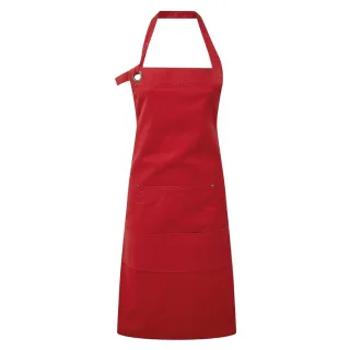 Premier Calibre Taschenschürze aus schwerem Canvas (rot)