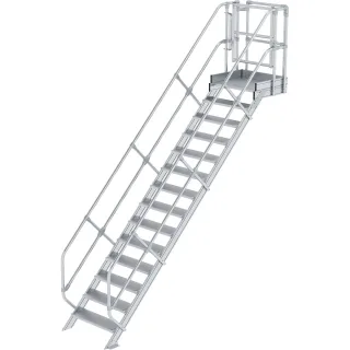 Munk Treppen-Modul Aluminium geriffelt - 632314