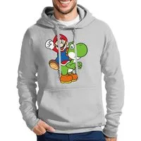 Blondie & Brownie Hoodie Herren Yoshi & Mario Konsole Retro Super Luigi Retro Herren Hoodie Yoshi Mario Luigi Konsole Retro Super Gaming Fanwear