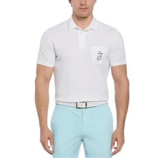 Original Penguin - Poloshirt für Herren, Emblem (Leuchtend Weiß)