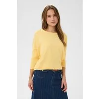 Saint Tropez Rundhalspullover A2561, MilaSZ R-Neck Viskosemischung, Casual fit