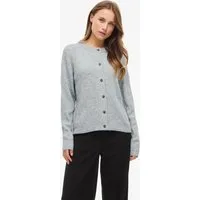 Vila Strickjacke VIVIOLI O-NECK RIB KNIT CARDIGAN-NOOS