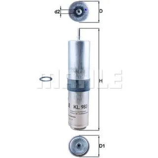 Mahle Kraftstofffilter BMW 1er 2er X1 X2 Mini Mini