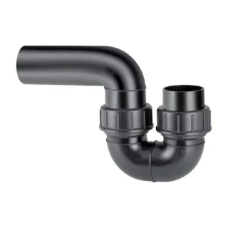 Geberit Pe Rohrbogen-Geruchsverschluss 365730161 PE-HD, DN 70
