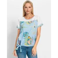 heine Klassische Bluse Druckbluse Kurzarm